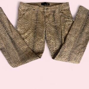 Vintage Roberto Cavali's Just Cavalli Size 31 leopard bootcut jeans Y2k mobwife